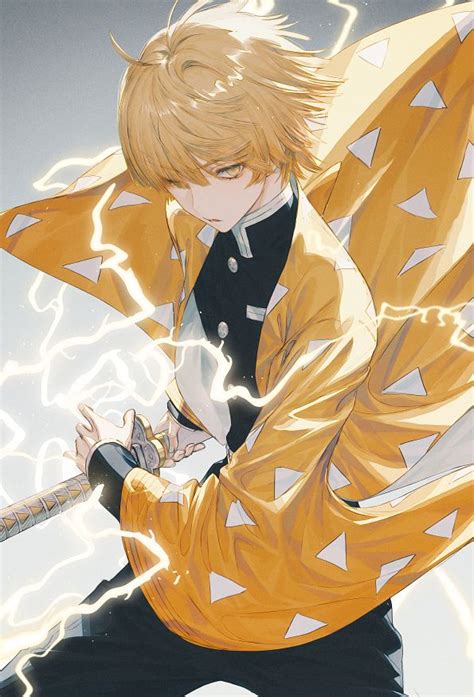 Voir plus d'idées sur le thème demon slayer, fond d'ecran dessin, fond d'écran coloré. Anime Wallpapers Demon Slayer Zenitsu - Fond d'écran Wallpapers
