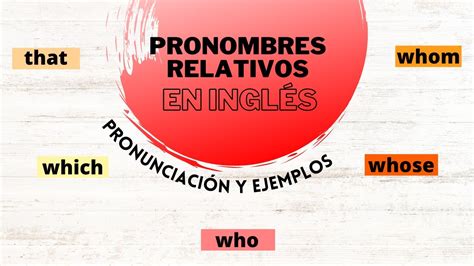 Los Pronombres Relativos en Inglés con Ejemplos YouTube