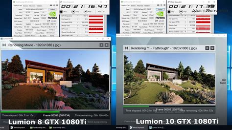 Lumion 10 Vs Lumion 8 With Gtx 1080ti Extorior Render Time Youtube