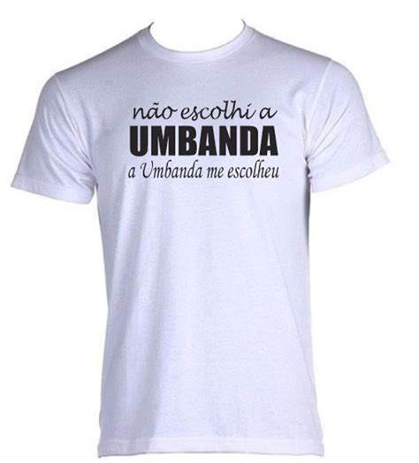 Camiseta Personalizada Umbanda Elo7 Produtos Especiais