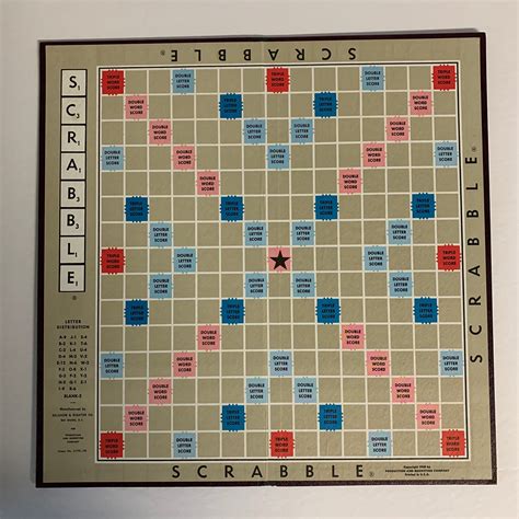 Vintage Scrabble Board Game Board Game