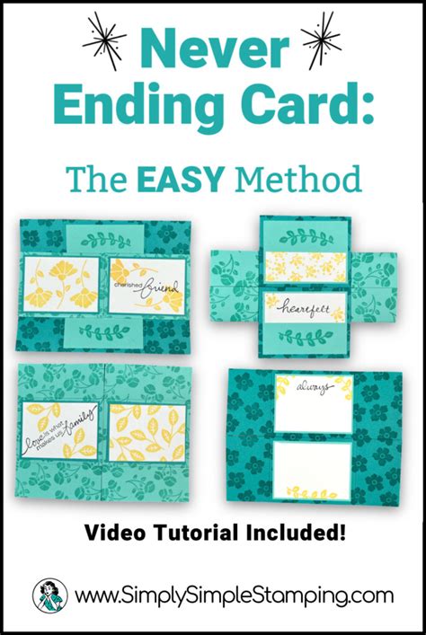 Never Ending Card The Easy Step By Step Tutorial