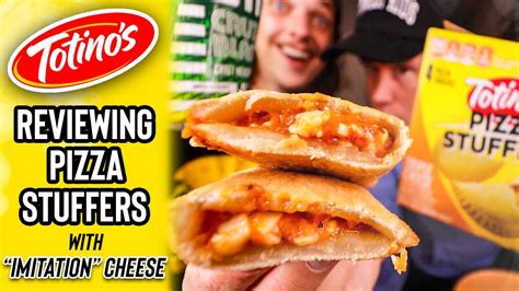 eating totino s new three cheese pizza stuffers youtube