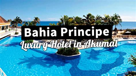 5 Star Luxury Hotel In Akumal Mexico Bahia Principe Luxury Akumal Resort Youtube