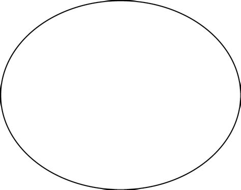 Large Oval Template Clipart Best