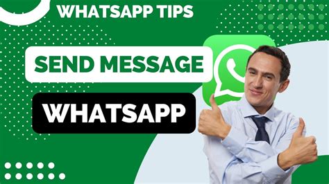 How To Send Messages On Whatsapp Android Youtube
