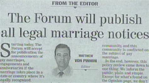 North Dakota Paper Reverses Ban On Same Sex Wedding Ads Cnn