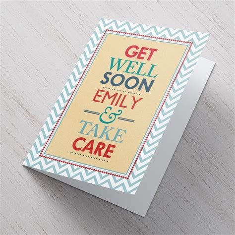 Get Well Soon And Take Care A Great Card To Make Them
