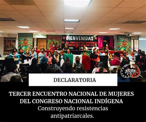Declaratoria Del 3er Encuentro Nacional De Mujeres Del Congreso