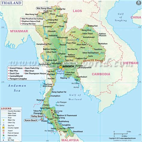Benua asia mencakup 8,7 % dari total luas permukaan bumi dan terdiri dari 30 % luas daratannya. Interpretasikan Pola dan Bentuk Muka Bumi Negara Thailand ...