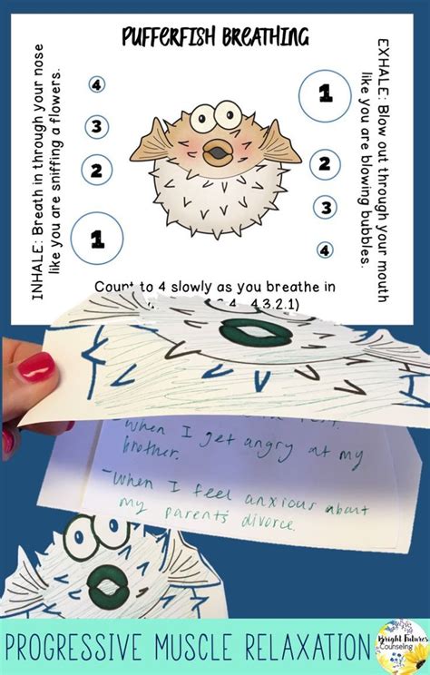 Progressive Muscle Relaxation Foldables For Elementary