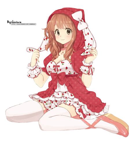 Cute Anime Girl Render By Mikushooter On Deviantart