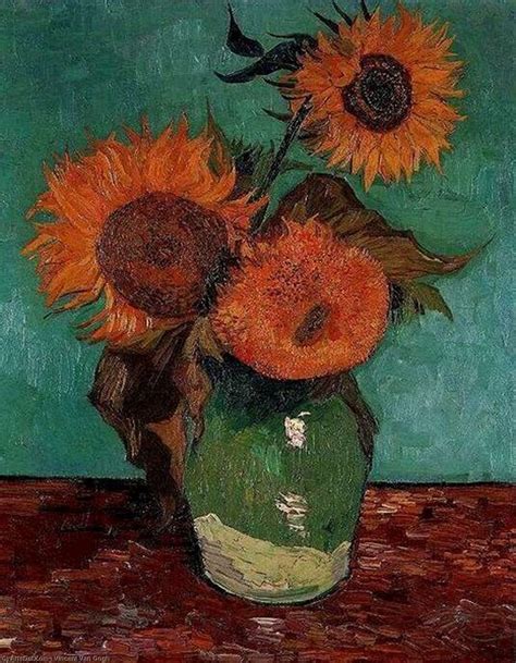 Sunflowers 1888 Vincent Van Gogh