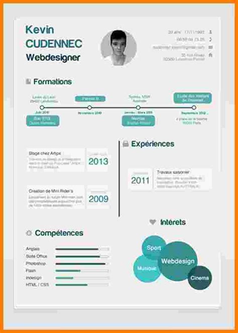 7 Infographic Resume Template Word Professional Resume List