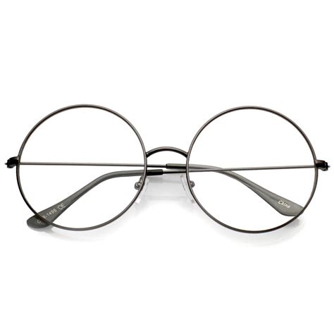 modern slim round clear lens dapper glasses zerouv