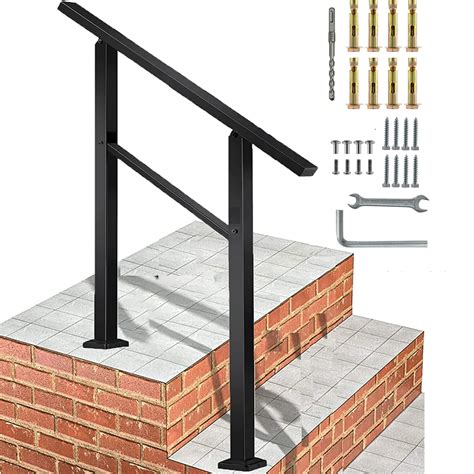 Buy Metty Metal Handrails For Outdoor Steps Suitable For 1 To 2 Steps