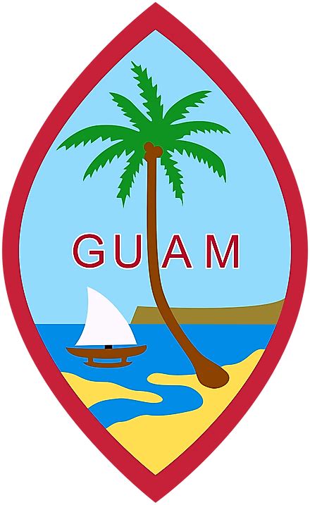 Flags Symbols And Currency Of Guam World Atlas