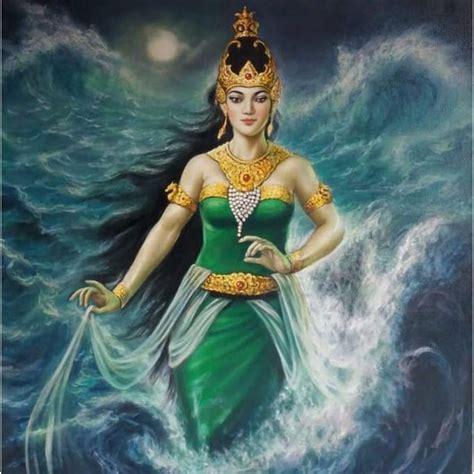 Nyi Roro Kidul The Enchanting Queen Of The Southern Sea In Indonesian