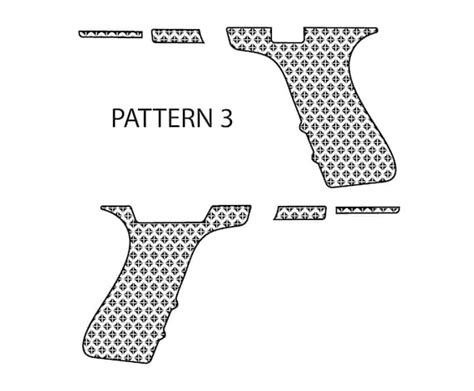 Laser Engraving Stippling Template For Glock 19 Frame Pattern Etsy