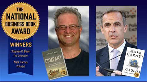 Stephen R Bown And Mark Carney Win 2021 National Business Book Award