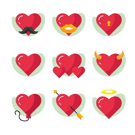Premium Vector Love Heart Couple Cupid Devil Evil Valentine