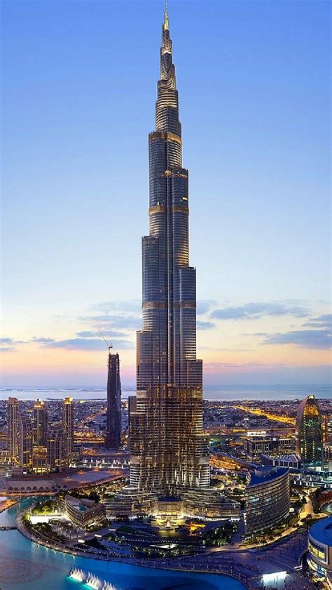 Sunset At Dubai Burj Khalifa Backiee