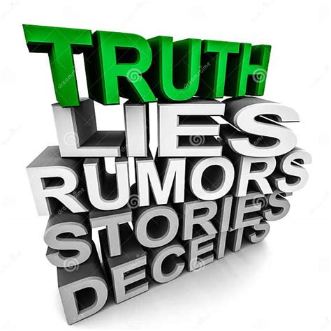 Truth Over Lies And Rumors Stock Illustration Illustration Of Reality