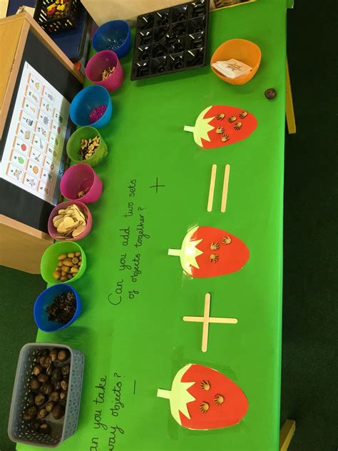 Maths Challenge Table Eyfs Adding And Subtracting Number Sentence