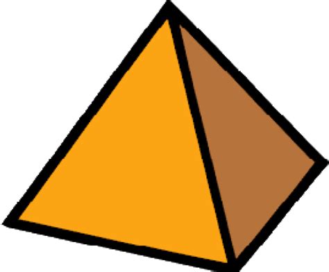 Pyramid Clipart Triangle Shaped Object Triangle Transparent Cartoon