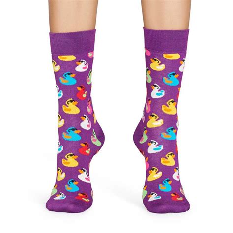 Happy Socks Rubber Duck Sok Paars Heren And Dames Kopen