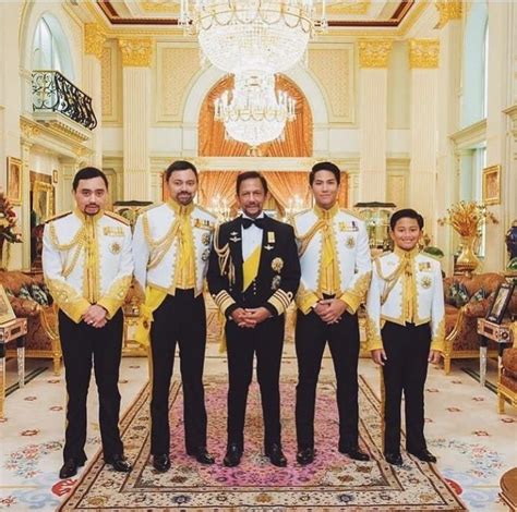 The Sultan Of Brunei And Some Of His Sons My Prince Charming