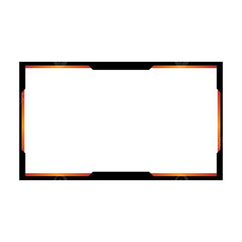 Twitch Overlay Red Stream Overlay Border Twitch Png And Vector With