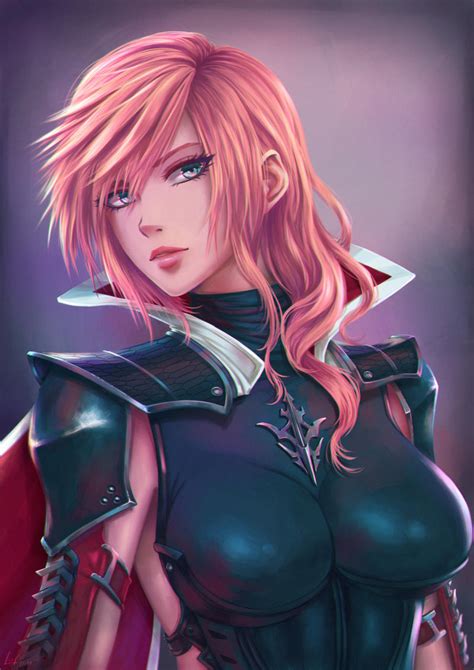 Knight Girl Claire Farron Lightning Final Fantasy Art Artist LeoFoxArt Other Games
