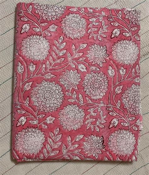 100 Cotton Indian Hand Block Print Fabricjaipur Sanganer Etsy