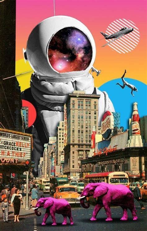Astronaut Psychedelic Art Surreal Art Collage Art
