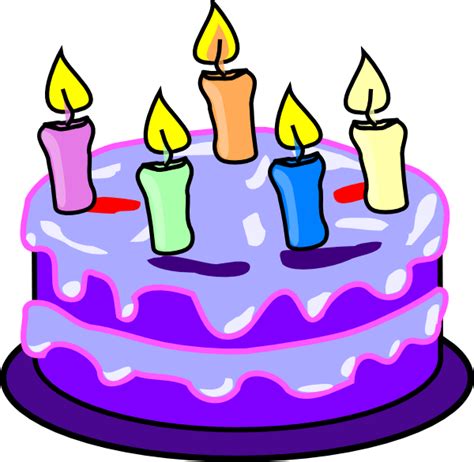 Birthday Cake Clip Art Vector Clip Art Online Royalty Free