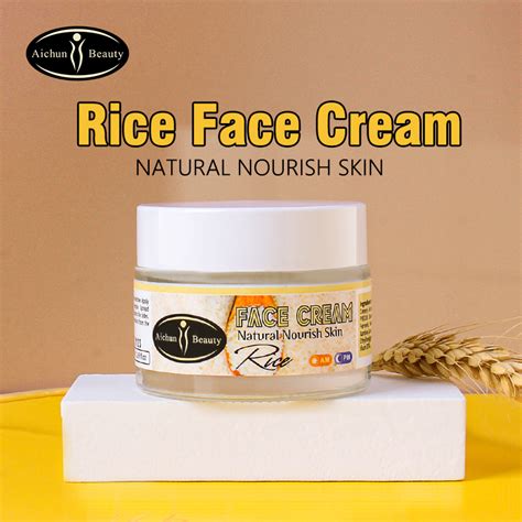 Aichun Beauty Natural Rice Face Cream Anti Aging Natural Nourish For