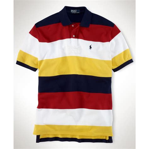 Lyst Ralph Lauren Big And Tall Striped Polo Shirt For Men