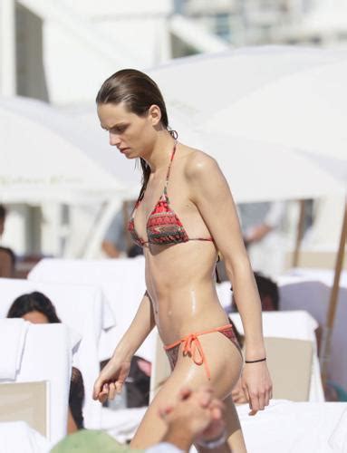 Transgender Model Andreja Pejic Shows Off Her Bikini Body In Miami