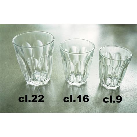 Duralex Bicchiere Vetro Temperato Cl 9 Pz 6 Provence