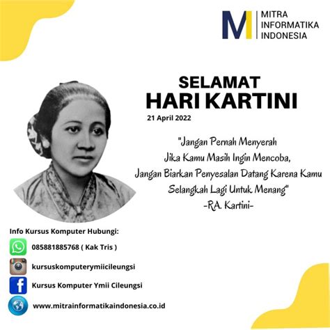 Sejarah Singkat Ra Kartini Mitra Informatika Indonesia