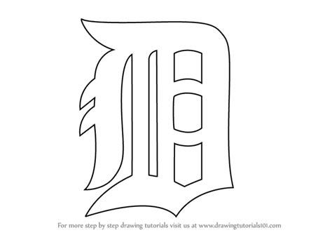 How To Draw The Detroit Tigers Logo Eloisatami