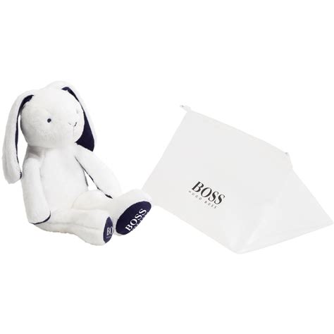 Hugo Boss Kuscheltier Hase Weiß Mit Logoprint Coolkids Store