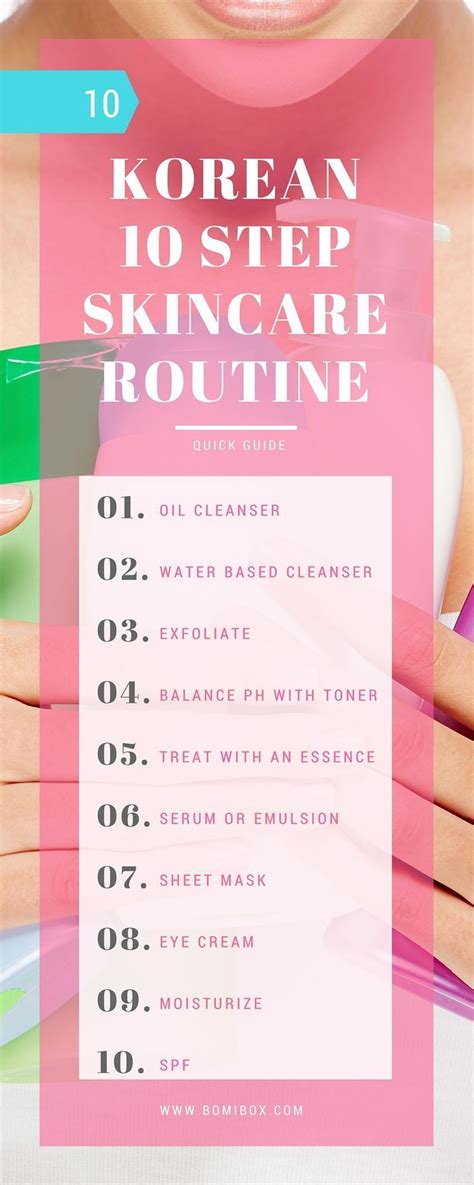 Korean 10 Step Skincare Routine Quick Guide Proactive Skin Care