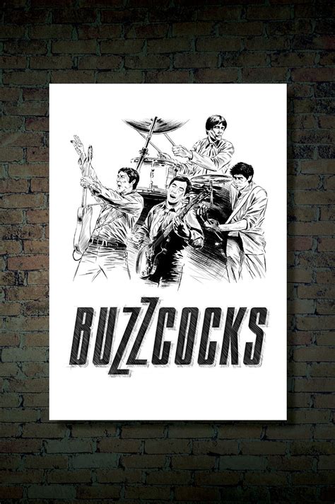 Buzzcocks Punk Band Illustration Punk Rock Band Art Print Etsy