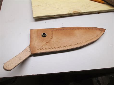 Sl2701 new dixie hunter knife sheath. DIY Knifemaker's Info Center: KN7 CHEF'S KNIFE - STACK SHEATH