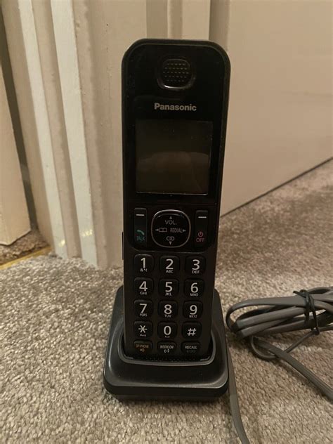 Panasonic Kx Tgf320 Corded And Cordless Home Office Telephone Kit Black