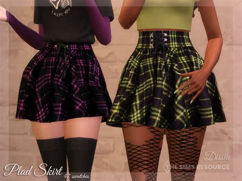 The Sims Resource Plad Skirt