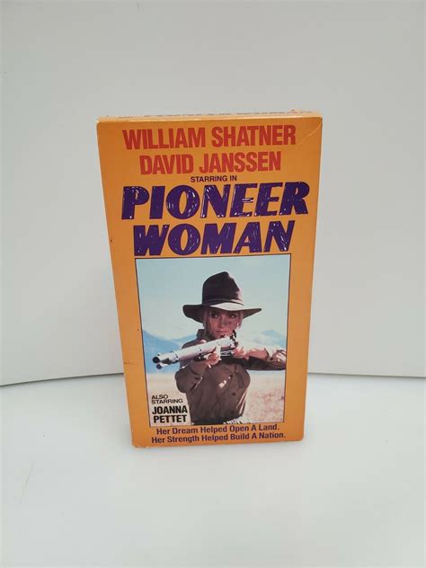 Vtg 1971 Pioneer Woman VHS William Shatner And Similar Items