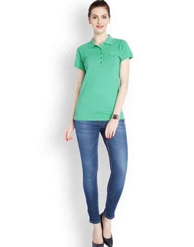 L Xxl Park Avenue Woman Green Regular Fit T Shirt At Rs 419piece In Nalanda